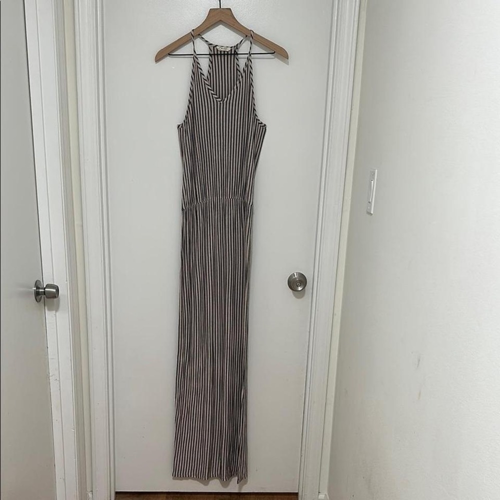 OLIVIA RAE |‎ Striped Fitted Maxi Dress